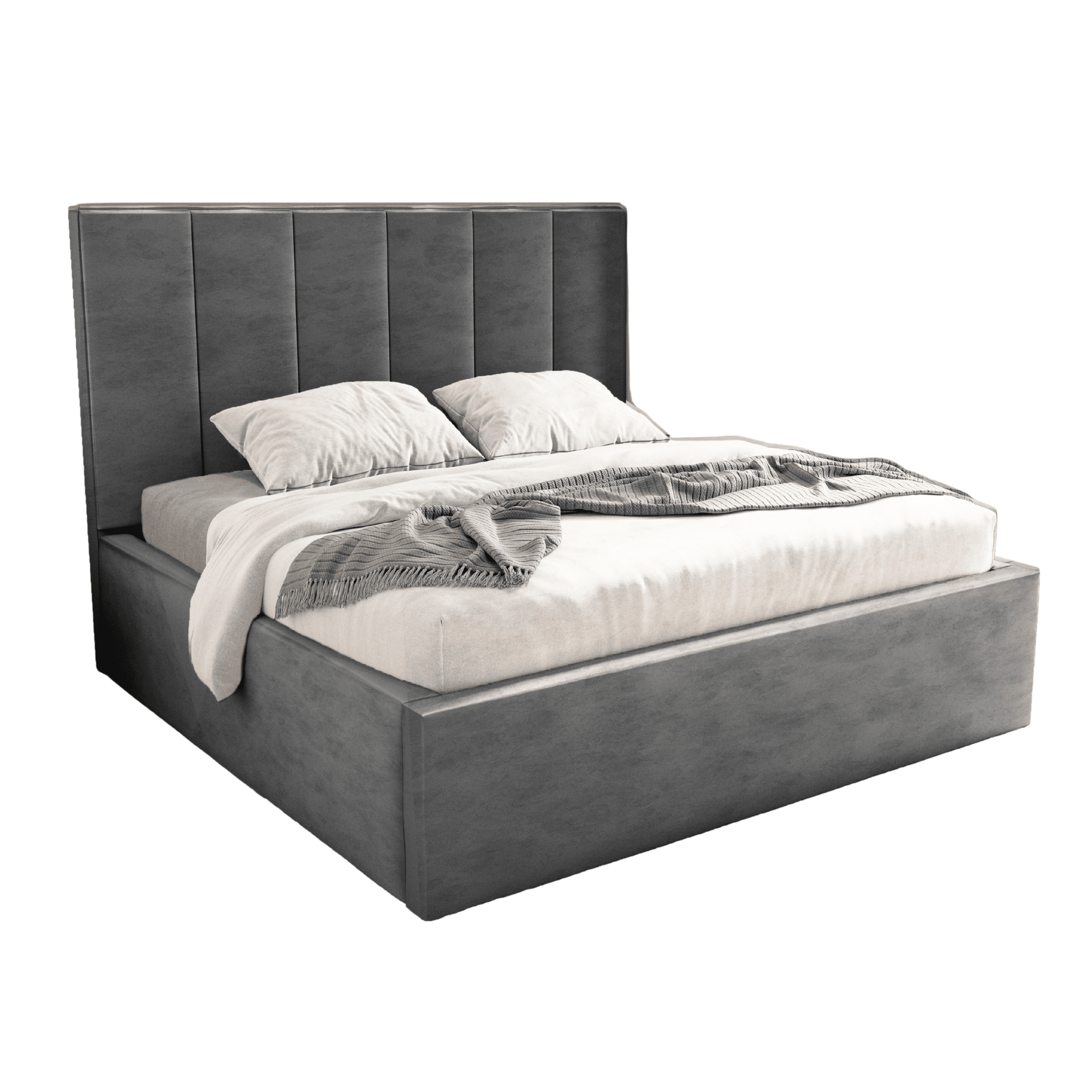 Polsterbett Stripe mit Bettkasten