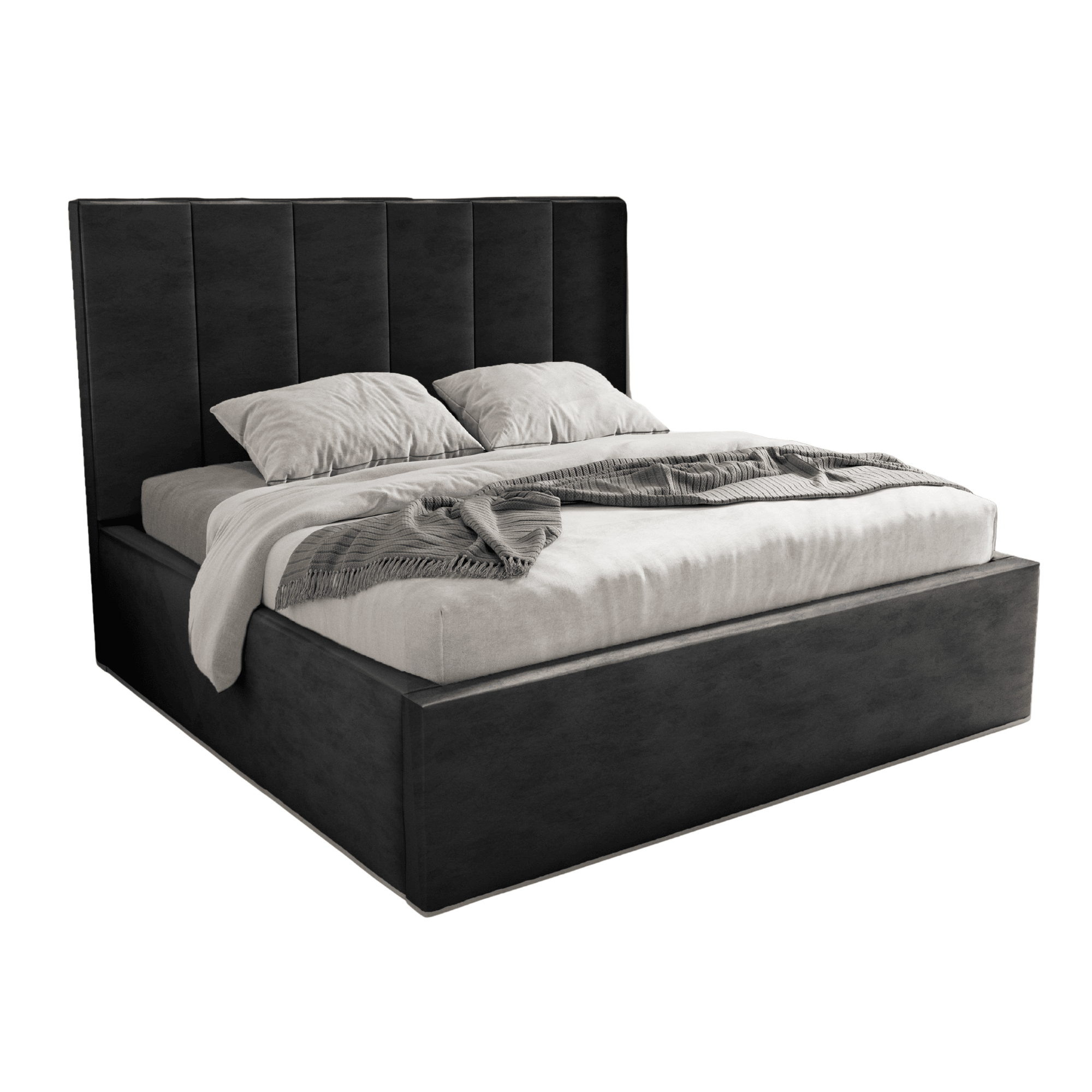 Polsterbett Stripe mit Bettkasten