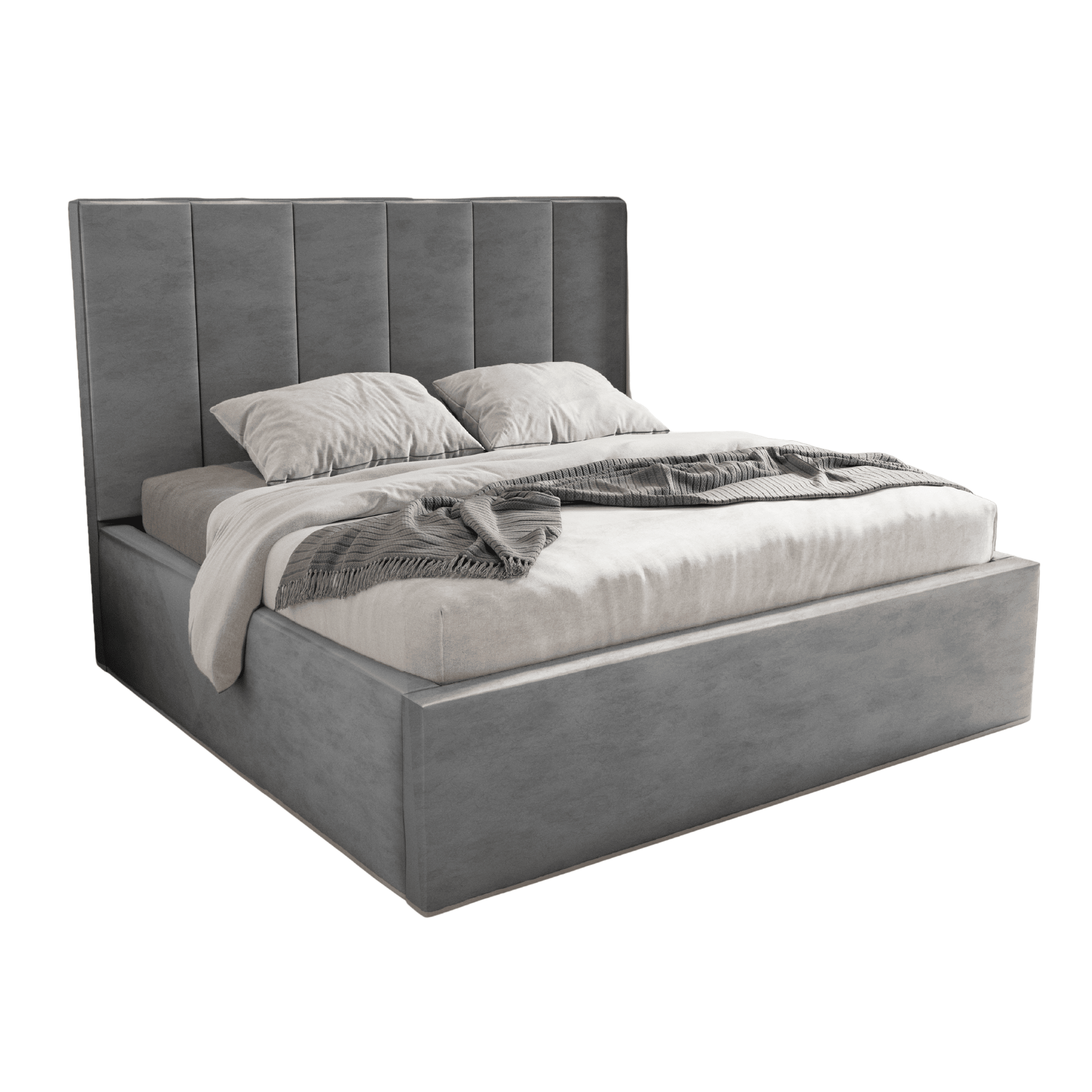 Polsterbett Stripe mit Bettkasten